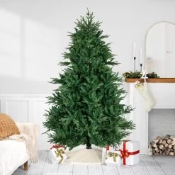 7.5' Juniper Pine Artificial Christmas Tree, Unlit