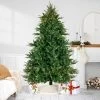 6.5' Pre-Lit Juniper Pine Artificial Christmas Tree, Warm White LED Lights -Christmas Decoration Store northlight hb92567 1 00053.1667517949