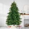 9' Pre-Lit Juniper Pine Artificial Christmas Tree, Warm White LED Lights -Christmas Decoration Store northlight hb92567 1 75771.1667530272