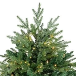 7.5' Pre-Lit Juniper Pine Artificial Christmas Tree, Warm White LED Lights -Christmas Decoration Store northlight hb92567 2 70324.1667491213