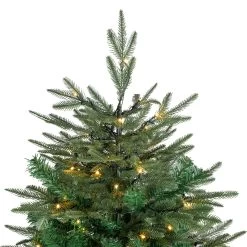 9' Pre-Lit Hudson Fir Artificial Christmas Tree, Warm White LED Lights -Christmas Decoration Store northlight hb92572 2 69309.1667530276