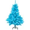4' Cerulean Blue Pine Artificial Christmas Tree, Unlit