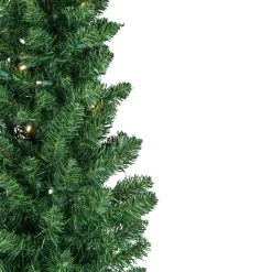6' Pre-Lit Northern Balsam Fir Pencil Artificial Christmas Tree, Warm Clear LED Lights -Christmas Decoration Store northlight j00067 2 26996.1684955843