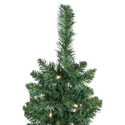 6' Pre-Lit Northern Balsam Fir Pencil Artificial Christmas Tree, Warm Clear LED Lights -Christmas Decoration Store northlight j00067 4 66083.1684955844