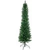6' Pre-Lit Pencil Northern Balsam Fir Artificial Christmas Tree, Multi LED Lights -Christmas Decoration Store northlight j00068 01 2023 41765.1687966232