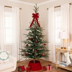 7.5ft Layered Nordmann Fir Artificial Christmas Tree - Unlit
