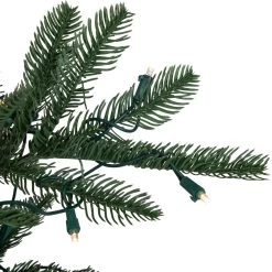 6.5' Pre-Lit Nordmann Fir Artificial Christmas Tree, Warm Clear LED Lights -Christmas Decoration Store northlight j00086 04 44312.1687966320