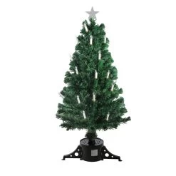4' Pre-Lit Fiber Optic Artificial Christmas Tree With Candles - Multi Lights -Christmas Decoration Store northlight j15596 2 58626.1667662182