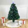 4' Pre-Lit LED Fiber Optic Artificial Christmas Tree With Color Changing Stars -Christmas Decoration Store northlight j64978 46415.1683239391