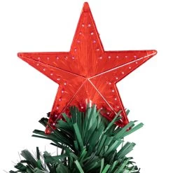 3' Pre-Lit Color Changing Fiber Optic Christmas Tree With Red Berries -Christmas Decoration Store northlight j65030 5 61967.1667530621