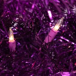 4' Pre-Lit Purple Tinsel Artificial Christmas Tree- Clear Lights, Purple Wire 11 4' Pre-Lit Purple Tinsel Artificial Christmas Tree- Clear Lights, Purple Wire -Christmas Decoration Store northlight j92317 2updated 24582.1684521969