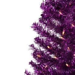 4' Pre-Lit Purple Tinsel Artificial Christmas Tree- Clear Lights, Purple Wire 9 4' Pre-Lit Purple Tinsel Artificial Christmas Tree- Clear Lights, Purple Wire -Christmas Decoration Store northlight j92317 3updated 89601.1684521968