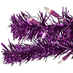 4' Pre-Lit Purple Tinsel Artificial Christmas Tree- Clear Lights, Purple Wire 10 4' Pre-Lit Purple Tinsel Artificial Christmas Tree- Clear Lights, Purple Wire -Christmas Decoration Store northlight j92317 5updatd 48954.1684521969