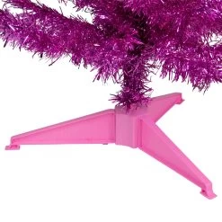 4' Pink Artificial Tinsel Christmas Tree, Unlit -Christmas Decoration Store northlight j92321 3 37334.1667535857