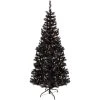 6' Pre-Lit Black Artificial Tinsel Christmas Tree, Clear Lights -Christmas Decoration Store northlight j92324 1 39765.1667657098