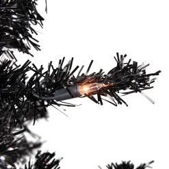 6' Pre-Lit Black Artificial Tinsel Christmas Tree, Clear Lights 10 6' Pre-Lit Black Artificial Tinsel Christmas Tree, Clear Lights -Christmas Decoration Store northlight j92324 3 75256.1667657099
