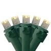 300 Warm White LED Wide Angle Christmas Lights - 74.75 Ft Green Wire