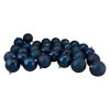 60ct Sapphire Blue Shatterproof 2-Finish Christmas Ball Ornaments 2.5" (63mm)