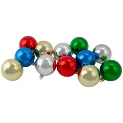 24ct Multi-Color Shatterproof 2-Finish Christmas Ball Ornaments 2.5" (60mm) -Christmas Decoration Store northlight lj34987 2 40845.1667533915