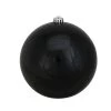 Shiny Jet Black Shatterproof Christmas Ball Ornament 8" (200mm) -Christmas Decoration Store northlight lj35033 11012.1667575843