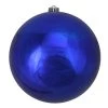 Royal Blue Shatterproof Shiny Christmas Ball Ornament 8" (200mm) -Christmas Decoration Store northlight lj35059 27094.1667534112