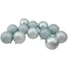 12ct Mermaid Blue Shatterproof 4-Finish Christmas Ball Ornaments 4" (100mm) -Christmas Decoration Store northlight lj35178 updated 95816.1667657996
