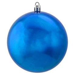 12ct Lavish Blue Shatterproof Christmas Ball Ornaments 4" (100mm) -Christmas Decoration Store northlight lj35186 2 72176.1667662920