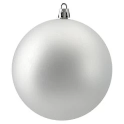 12ct Silver Splendor Shatterproof Matte Christmas Ball Ornaments 4" (100mm) 7 12ct Silver Splendor Shatterproof Matte Christmas Ball Ornaments 4" (100mm) -Christmas Decoration Store northlight lj35197 2 82982.1667534125