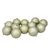 Set Of 12 Champagne Gold Shatterproof Matte Christmas Ball Ornaments 4" 1 Set Of 12 Champagne Gold Shatterproof Matte Christmas Ball Ornaments 4" -Christmas Decoration Store northlight lj35229 24178.1667491214