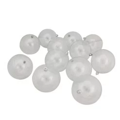 12ct Clear Shatterproof Shiny Christmas Ball Ornaments 4" (100mm) 7 12ct Clear Shatterproof Shiny Christmas Ball Ornaments 4" (100mm) -Christmas Decoration Store northlight lj35235 3 43649.1667536508