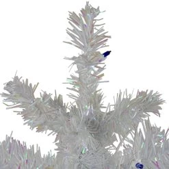 3' Pre-Lit White Medium Pine Artificial Christmas Tree - Blue Lights -Christmas Decoration Store northlight m88685 2 56070.1683572276