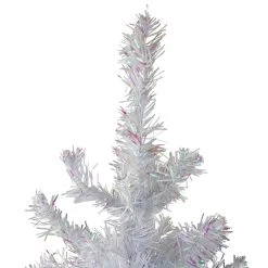 4' White Iridescent Pine Artificial Christmas Tree - Unlit -Christmas Decoration Store northlight m88689 2 50546.1667663678