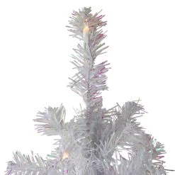 4' Pre-lit White Iridescent Pine Artificial Christmas Tree - Clear Lights -Christmas Decoration Store northlight m88690 2 24785.1667536506