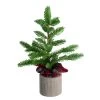 1.3' Potted Pine Medium Artificial Tabletop Christmas Tree - Unlit