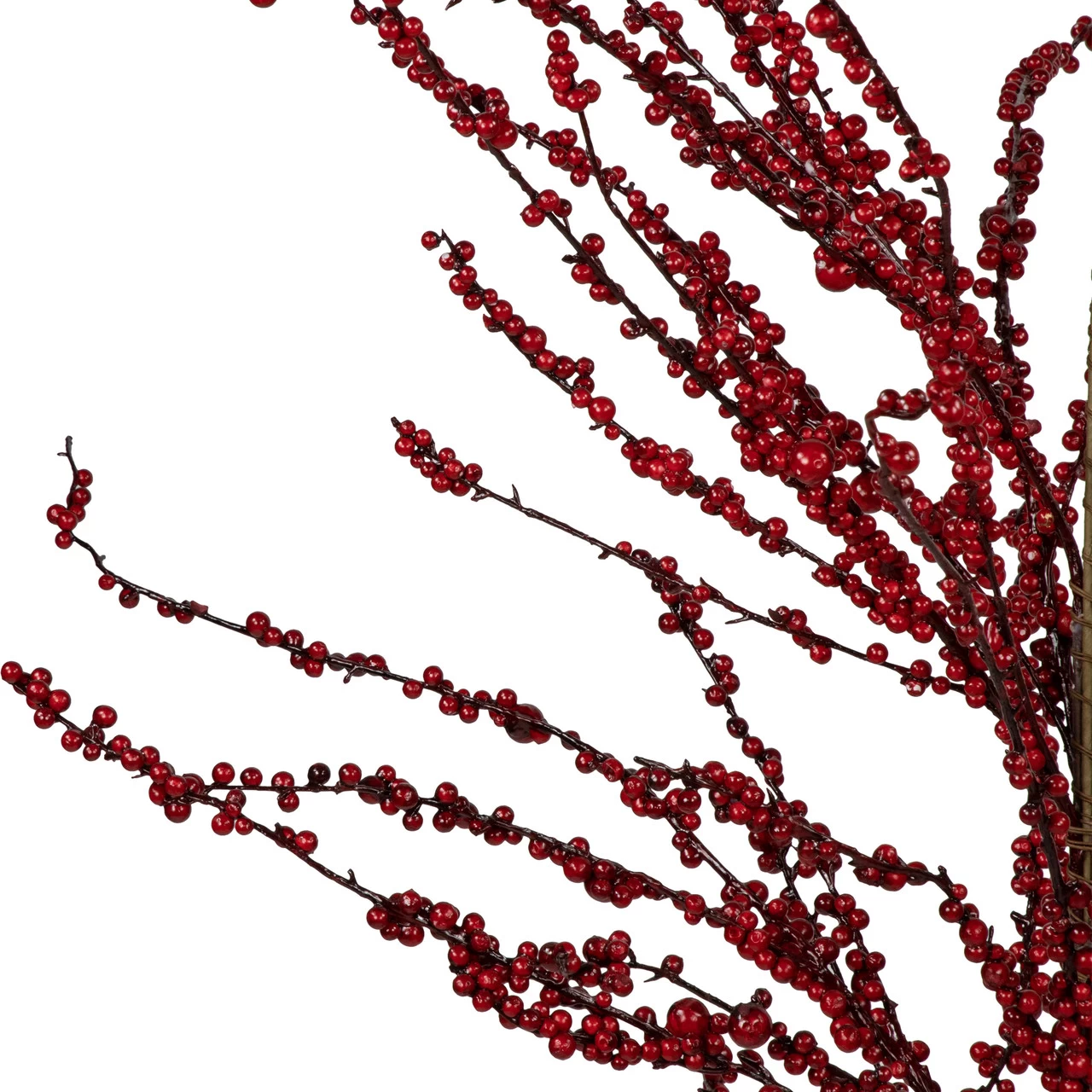 5' Artificial Red Berry Christmas Twig Tree, Unlit 4 5' Artificial Red Berry Christmas Twig Tree, Unlit - Image 2