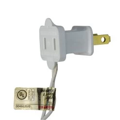 6.5' Pre-Lit Woodbury White Pine Pencil Artificial Christmas Tree, Green Lights -Christmas Decoration Store northlight nl02553 2 91930.1667386160