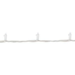 50ct White LED Wide Angle Christmas String Lights, 16.25ft White Wire -Christmas Decoration Store northlight nl02570 2 68643.1678132286