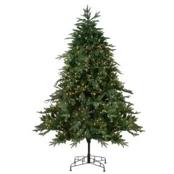 9' Pre-Lit Aurora Spruce Full Artificial Christmas Tree - Clear Lights