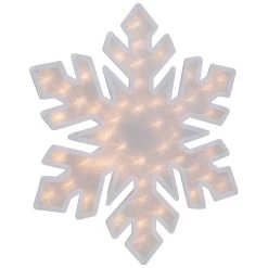 20" Lighted Snowflake Christmas Window Silhouette Decoration -Christmas Decoration Store northlight nl04227 cxpic 21370.1675807165