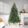 7.5' Pre-Lit Medium Hunter Fir Artificial Christmas Tree - Multicolor Lights