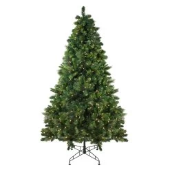 7.5' Pre-Lit Medium Sequoia Mixed Pine Artificial Christmas Tree - Clear Lights