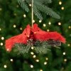 8" Double Cardinal And Pine Needle Branch Hanging Christmas Ornament -Christmas Decoration Store northlight sh94292 1 90039.1668093149