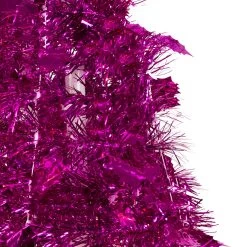6' Pink Tinsel Pop-Up Artificial Christmas Tree, Unlit -Christmas Decoration Store northlight sm92149 2 84240.1667530301