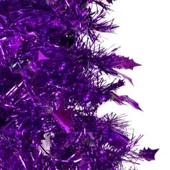 4' Purple Tinsel Pop-Up Artificial Christmas Tree, Unlit -Christmas Decoration Store northlight sm92151 2 07731.1667530286