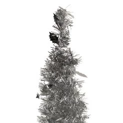 6' Silver Tinsel Pop-Up Artificial Christmas Tree, Unlit 10 6' Silver Tinsel Pop-Up Artificial Christmas Tree, Unlit -Christmas Decoration Store northlight sm92168 3 62168.1667531218