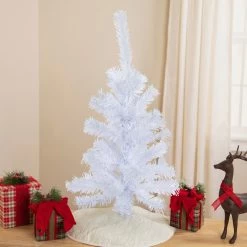 2' Woodbury White Pine Slim Artificial Christmas Tree, Unlit