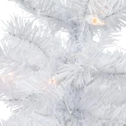 2' Pre-Lit Woodbury White Pine Slim Artificial Christmas Tree, Clear Lights 9 2' Pre-Lit Woodbury White Pine Slim Artificial Christmas Tree, Clear Lights -Christmas Decoration Store northlight sm92890 4 21238.1669748726
