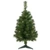 2' Pre-Lit Oakridge Noble Fir Artificial Christmas Tree, Clear Lights