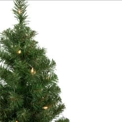 2' Pre-Lit Oakridge Noble Fir Artificial Christmas Tree, Clear Lights -Christmas Decoration Store northlight sm92896 2 96063.1667530156