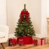 4' Pre-Lit Frosted Carolina Berry Spruce Artificial Christmas Tree, Clear Lights -Christmas Decoration Store northlight sm92899 1 25797.1667530187